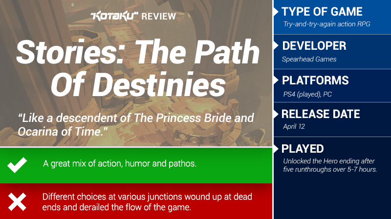 Illustration for article titled Stories: The Path of Destinies: The Kotaku Review